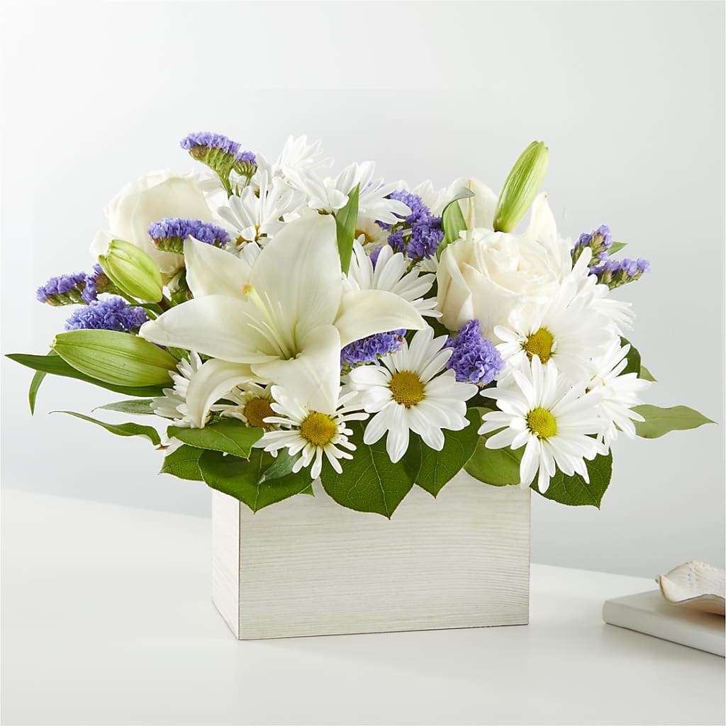 Beyond Blue Box Bouquet – All Occasion Florist, Sevierville TN