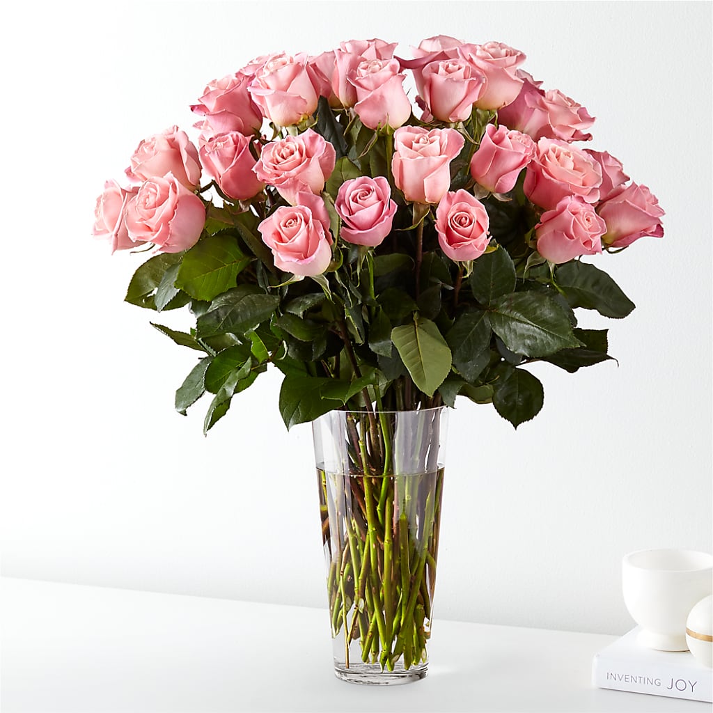 Long Stem Pink Rose Bouquet – All Occasion Florist, Sevierville TN