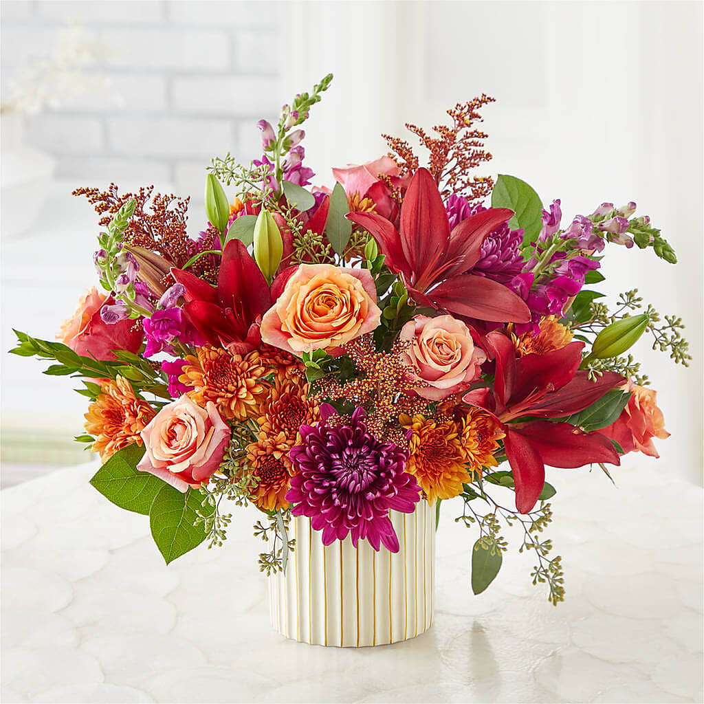 Burgundy Landscape Bouquet – All Occasion Florist, Sevierville TN