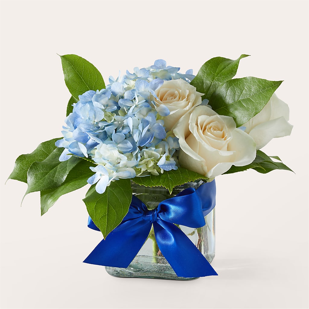 Sky Blue Delight Bouquet – All Occasion Florist, Sevierville TN