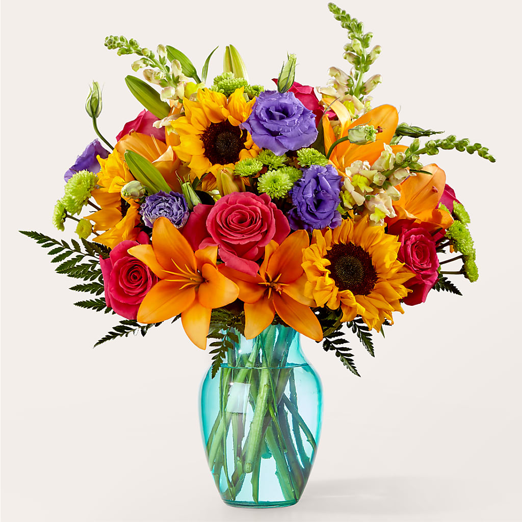 Double Rainbow Bouquet – All Occasion Florist, Sevierville TN