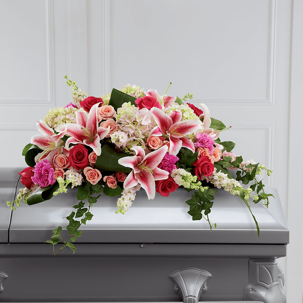 Splendid Grace Casket Spray – All Occasion Florist, Sevierville TN