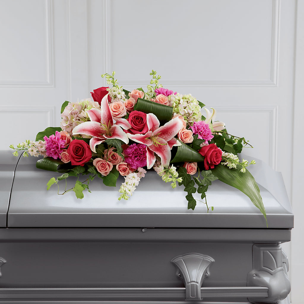 Splendid Grace Casket Spray – All Occasion Florist, Sevierville TN