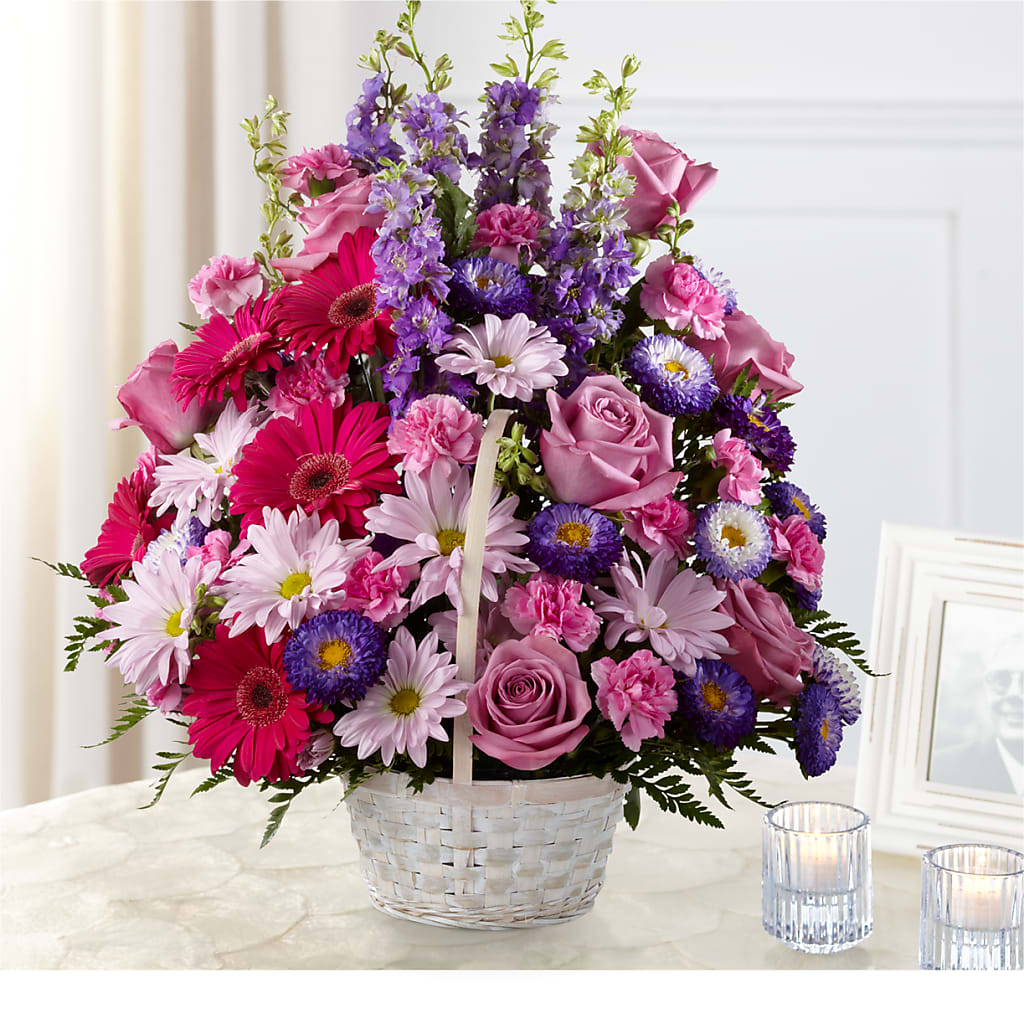 Pastel Peace Basket – All Occasion Florist, Sevierville TN