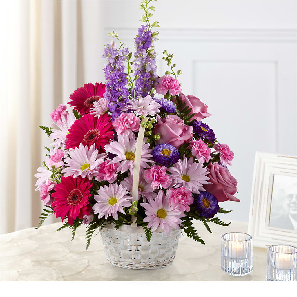 Pastel Peace Basket – All Occasion Florist, Sevierville TN