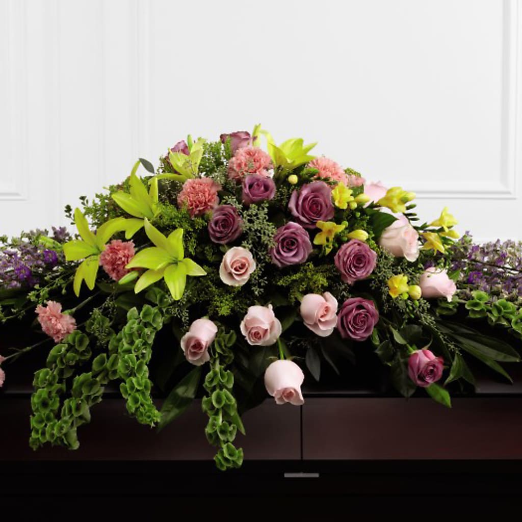Forever Beloved Casket Spray – All Occasion Florist, Sevierville TN