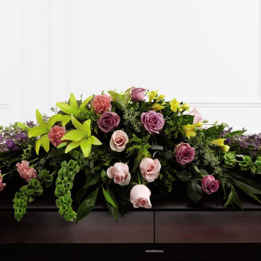 Forever Beloved Casket Spray – All Occasion Florist, Sevierville TN