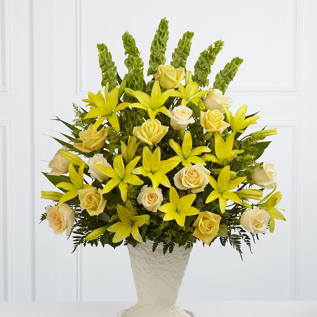 Golden Memories Arrangement – All Occasion Florist, Sevierville TN