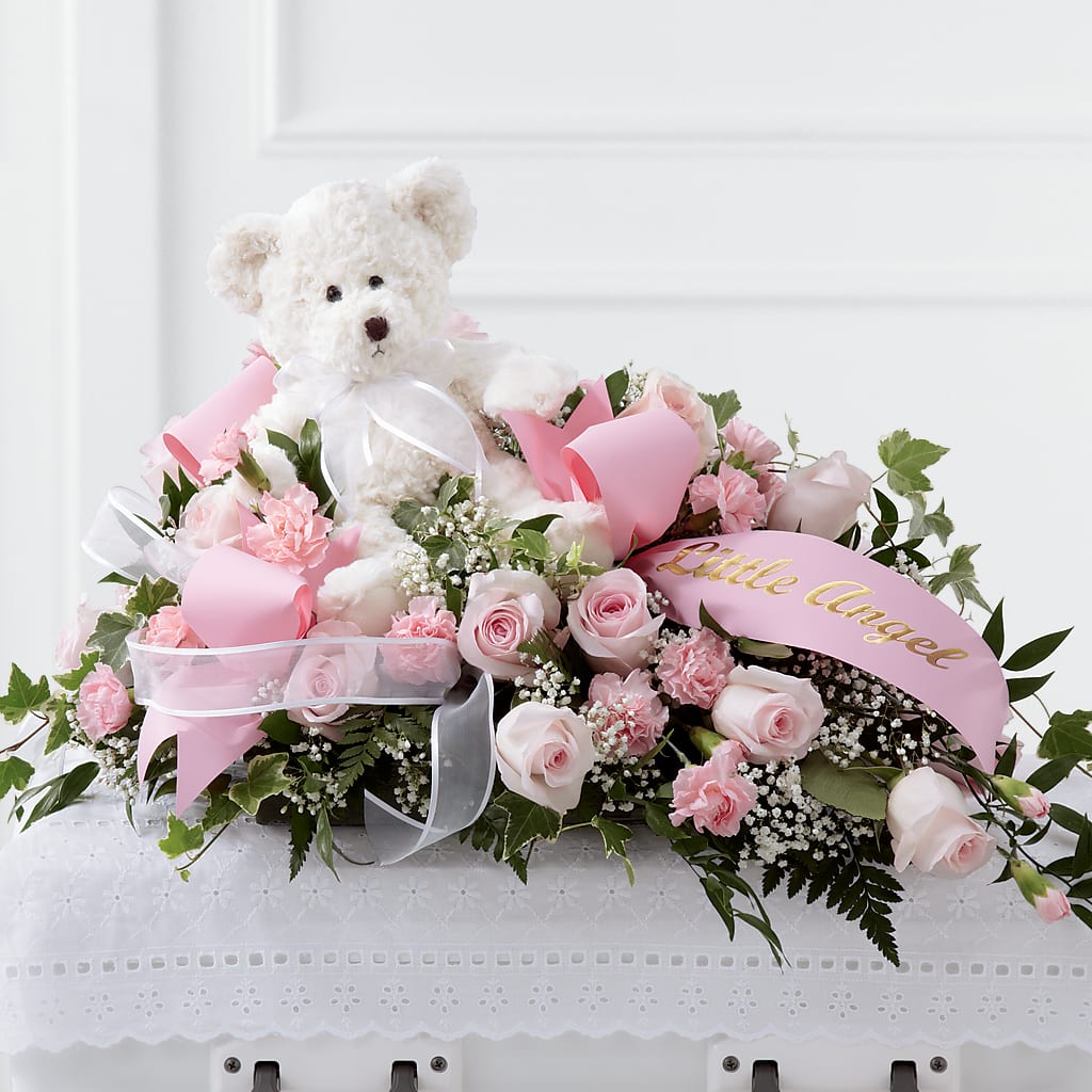 Touch of Sympathy Casket Spray – All Occasion Florist, Sevierville TN