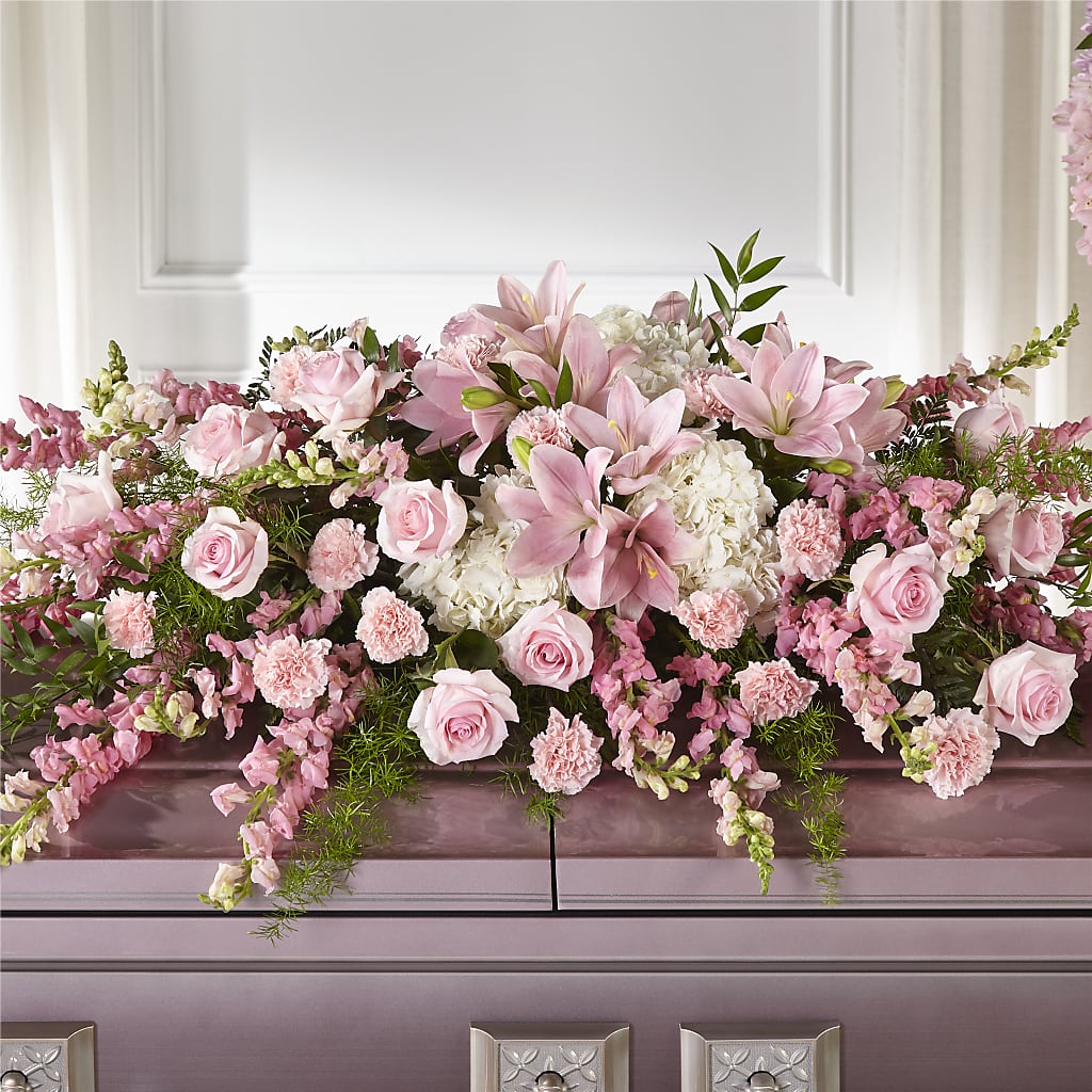 Life & Remembrance Casket Spray – All Occasion Florist, Sevierville TN