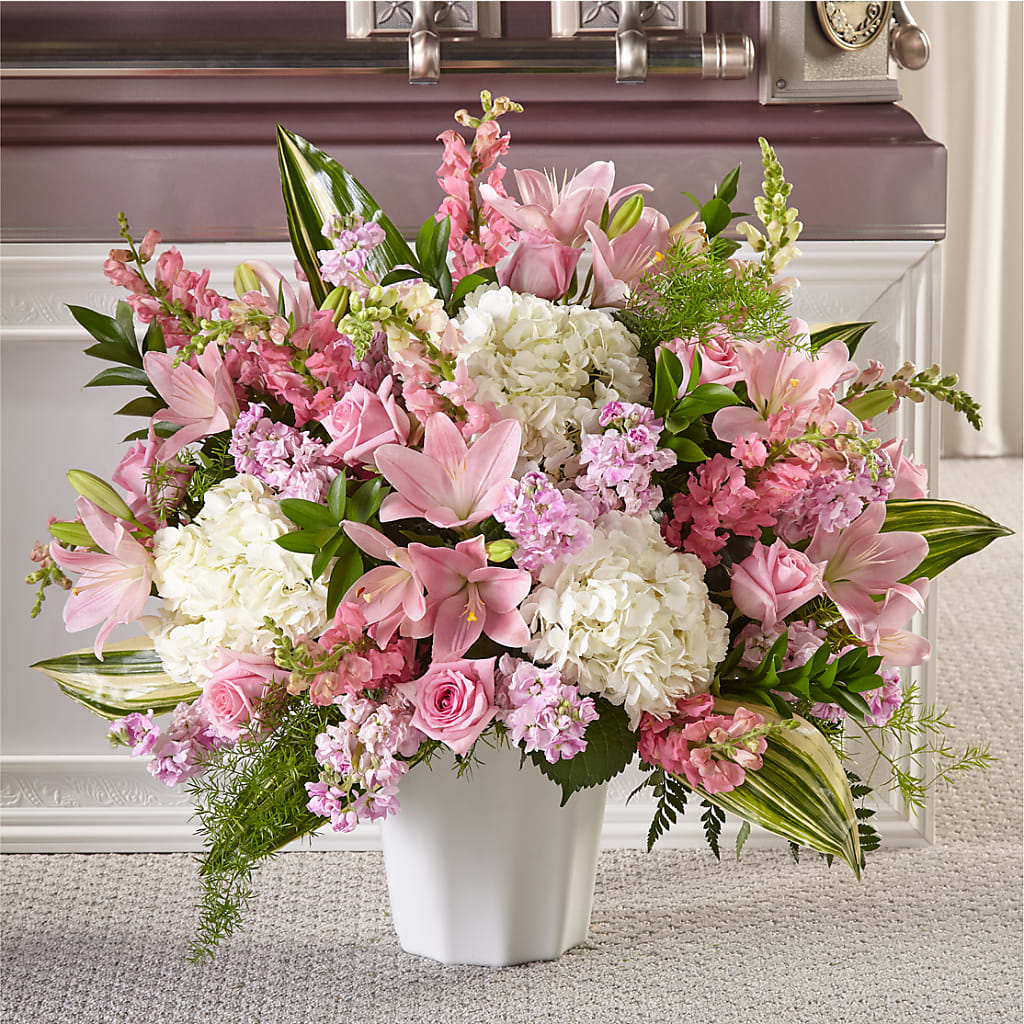 Simply Serene Floor Basket – All Occasion Florist, Sevierville TN