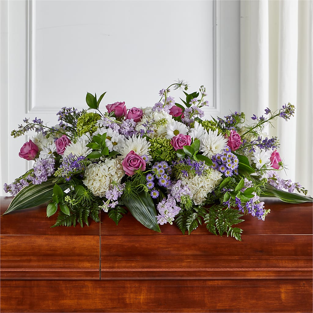 Meadows of Serenity Casket Spray – All Occasion Florist, Sevierville TN