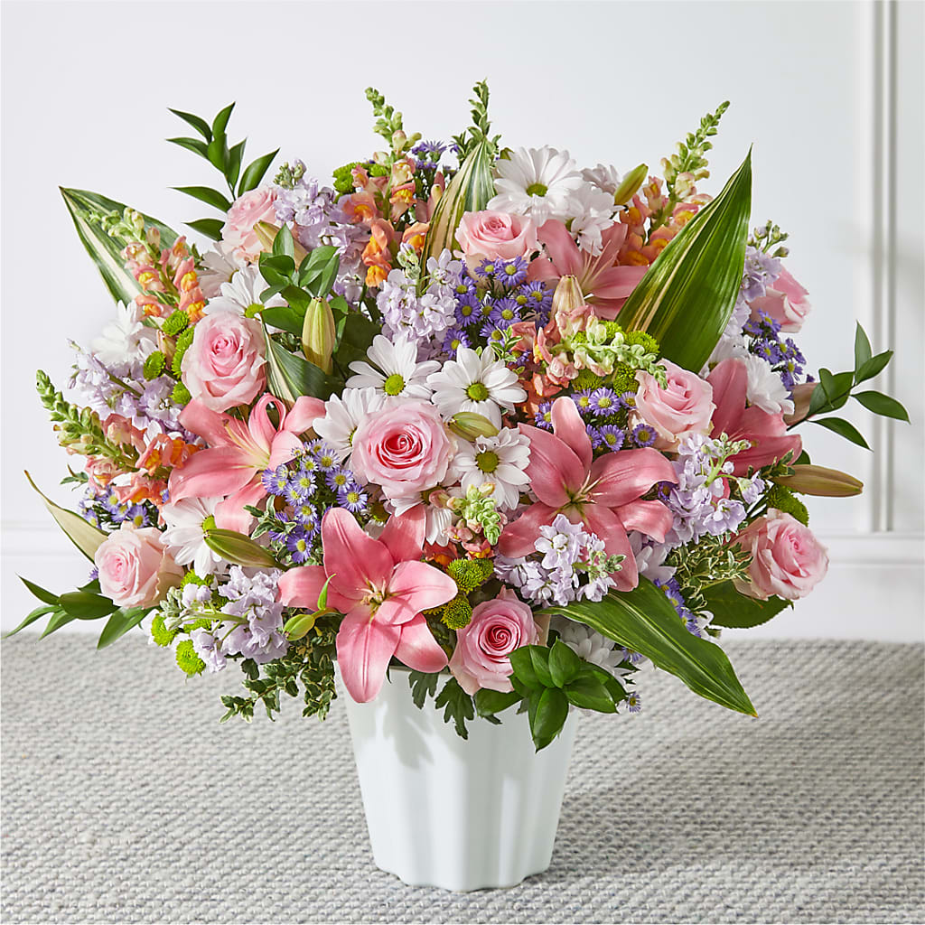 Abundant Compassion Floor Basket – All Occasion Florist, Sevierville TN
