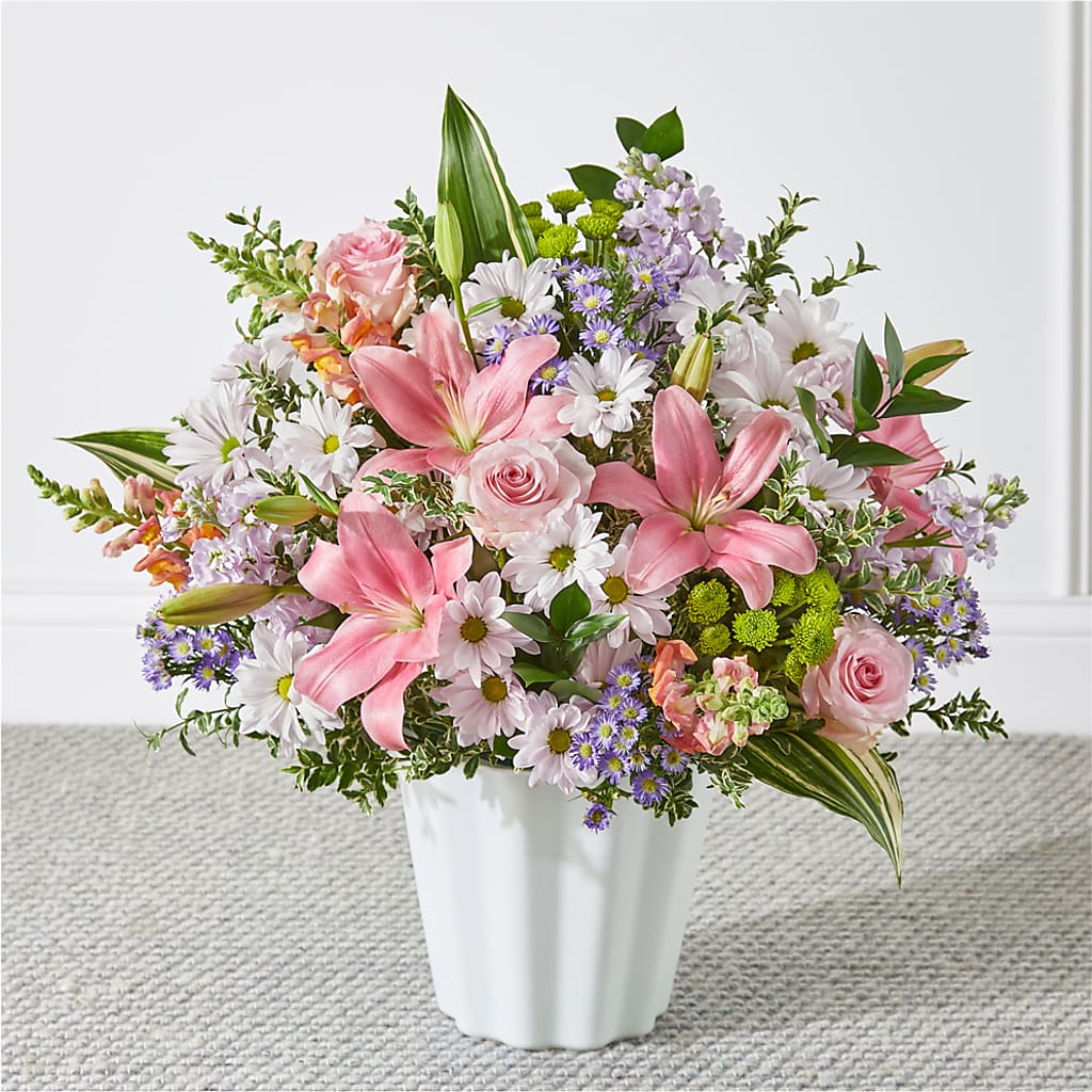 Abundant Compassion Floor Basket – All Occasion Florist, Sevierville TN