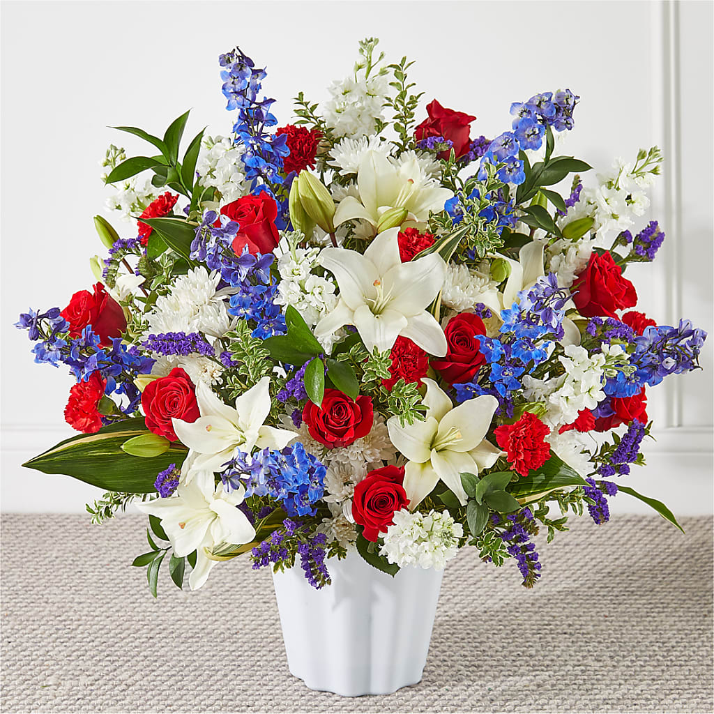 Consoled Floor Basket – All Occasion Florist, Sevierville TN