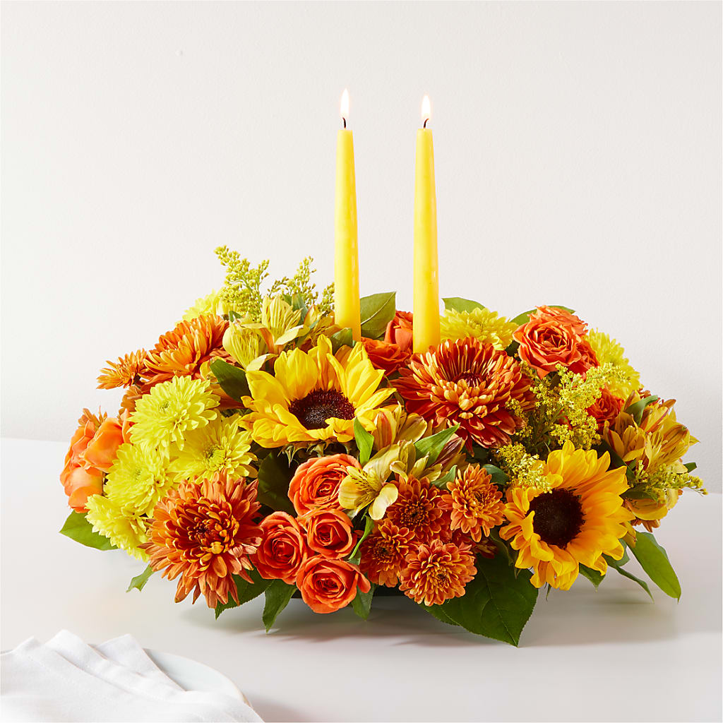 Autumn Harmony Centerpiece – All Occasion Florist, Sevierville TN