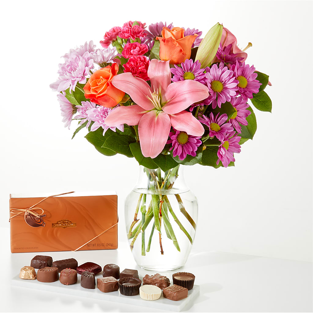 One and Only Bouquet and Chocolate Bundle – All Occasion Florist, Sevierville TN