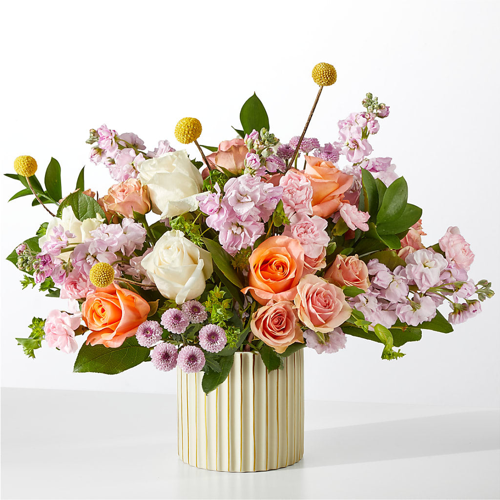 French Market Bouquet with Ivory Vase – All Occasion Florist, Sevierville TN