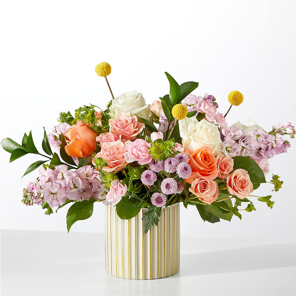 French Market Bouquet with Ivory Vase – All Occasion Florist, Sevierville TN