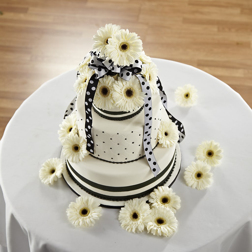 Simple Sophistication Cake Décor – All Occasion Florist, Sevierville TN