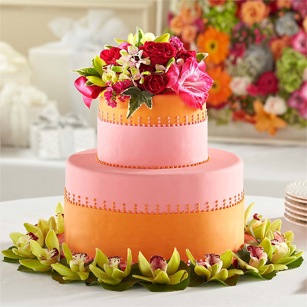 Sweet Citrus Cake Decor – All Occasion Florist, Sevierville TN