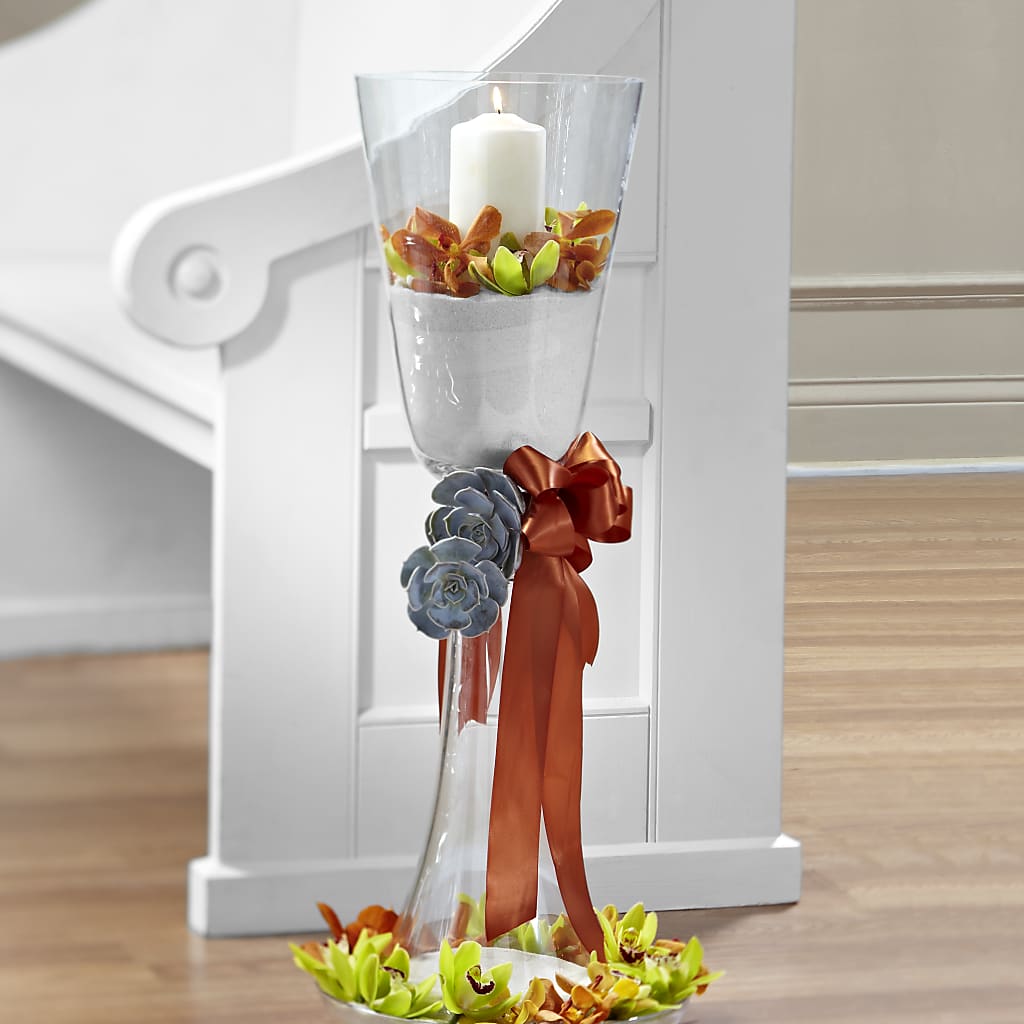 Matrimony Pew Decor – All Occasion Florist, Sevierville TN