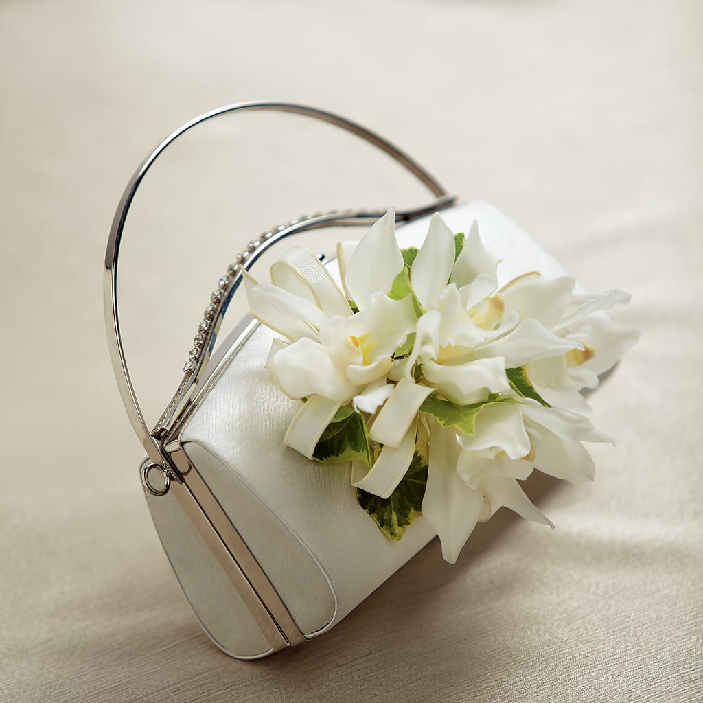 White Purse Decor – All Occasion Florist, Sevierville TN