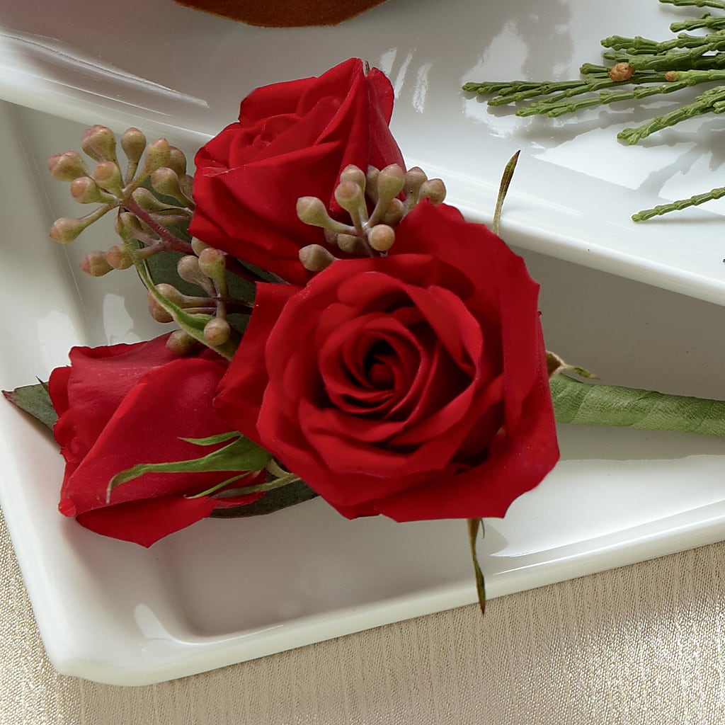 Red Spray Rose Boutonniere – All Occasion Florist, Sevierville TN