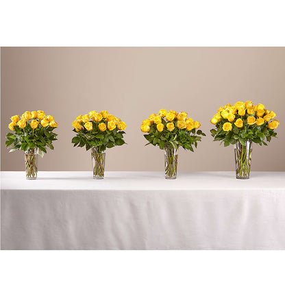 Long Stem Yellow Rose Bouquet –  All Occasion Florist, Sevierville TN
