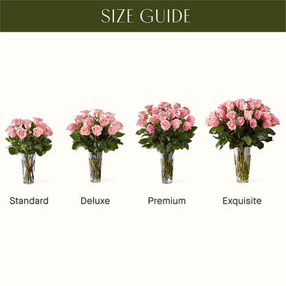 Long Stem Pink Rose Bouquet –  All Occasion Florist, Sevierville TN