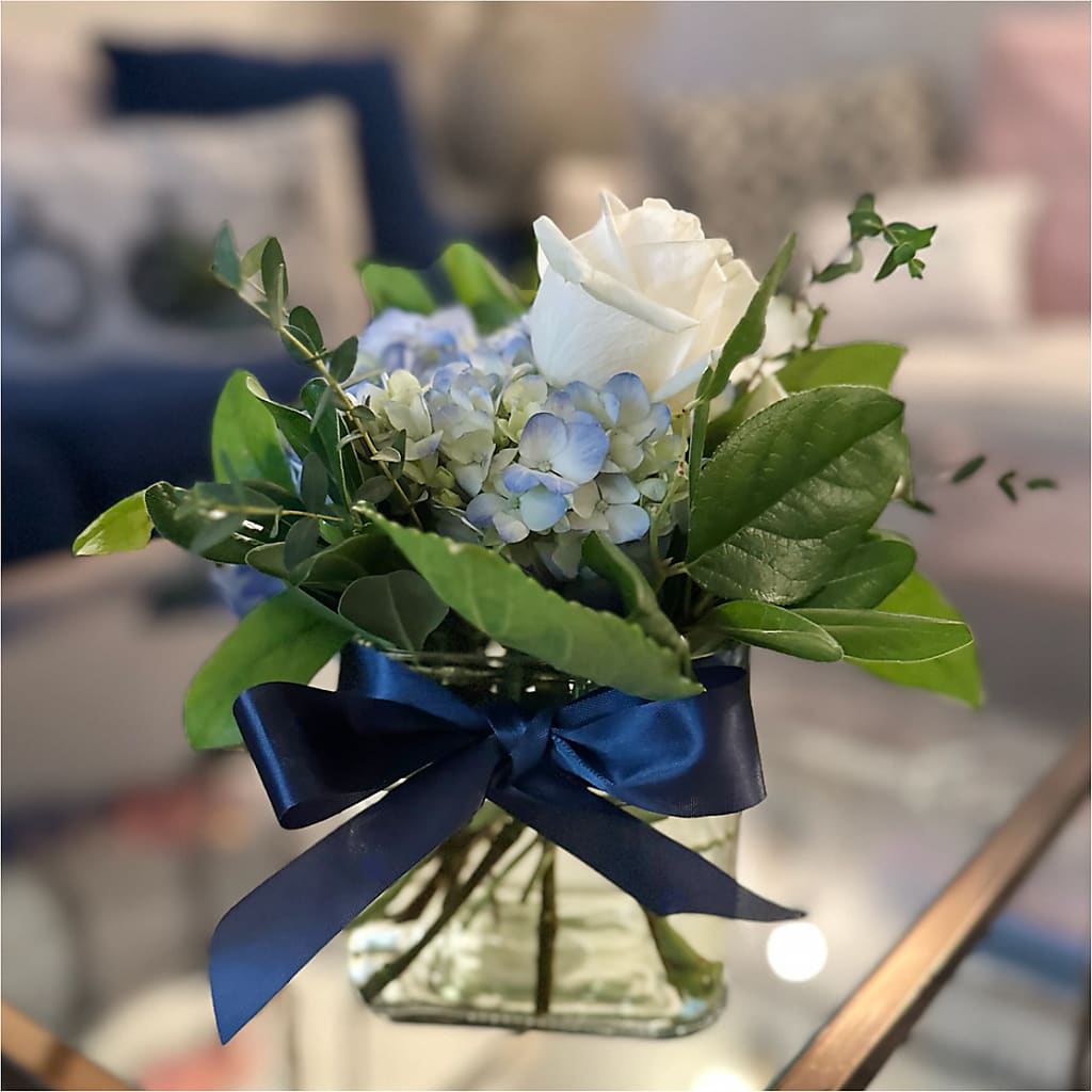 Sky Blue Delight Bouquet –  All Occasion Florist, Sevierville TN