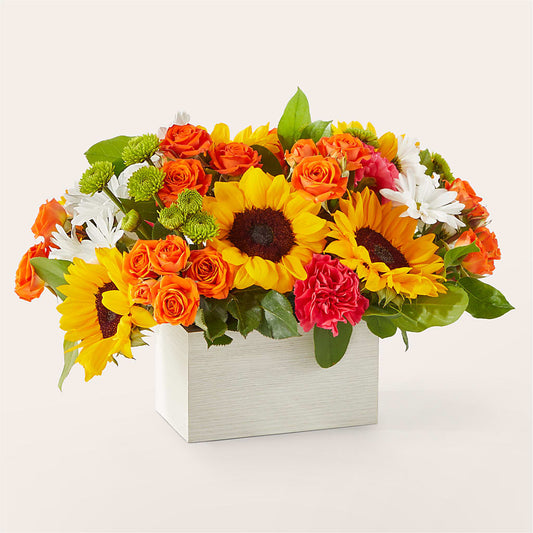 Sun-drenched Blooms Box Bouquet –  All Occasion Florist, Sevierville TN