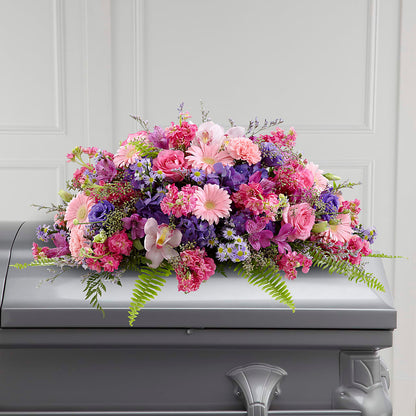 Glorious Garden Casket Spray –  All Occasion Florist, Sevierville TN
