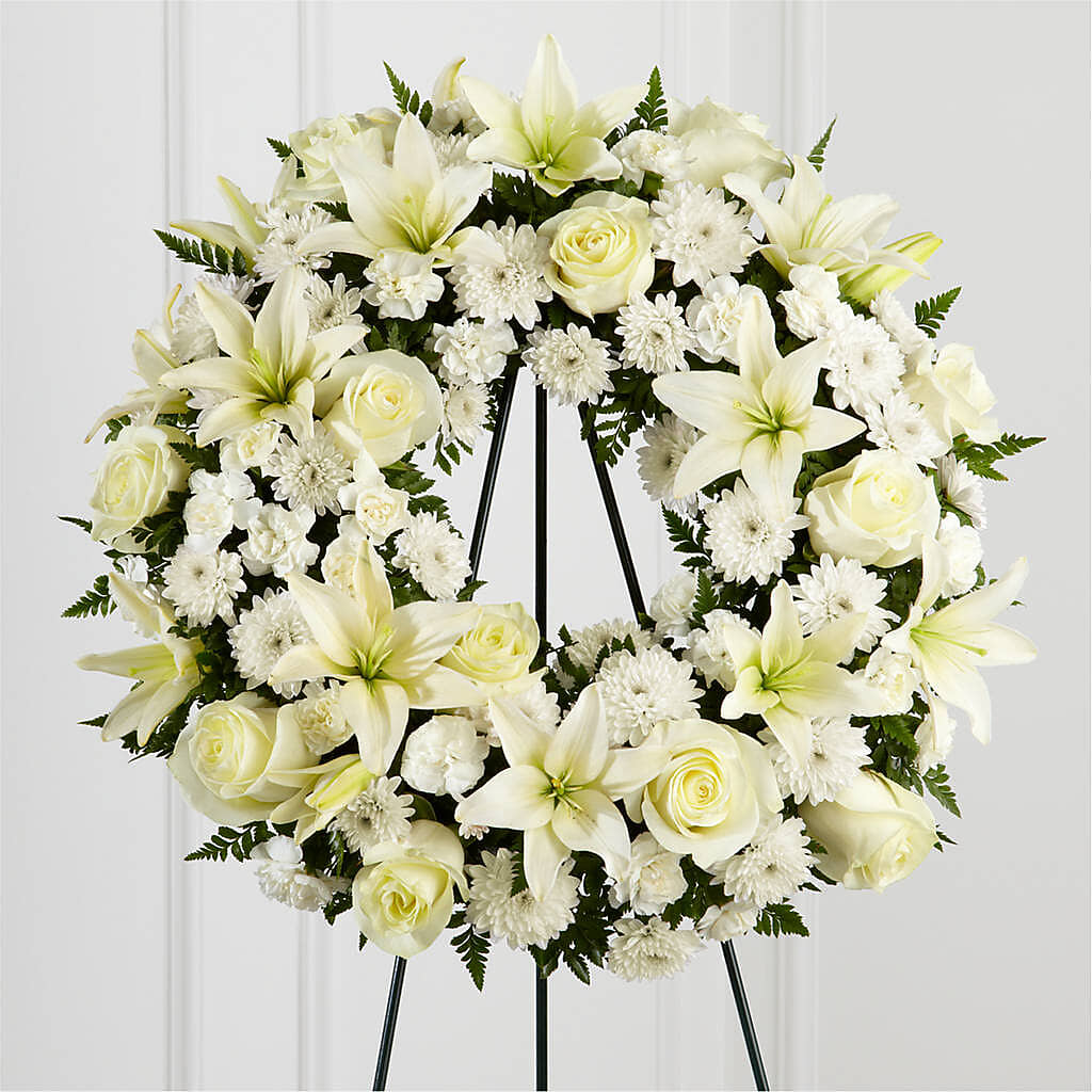 Treasured Tribute Wreath –  All Occasion Florist, Sevierville TN