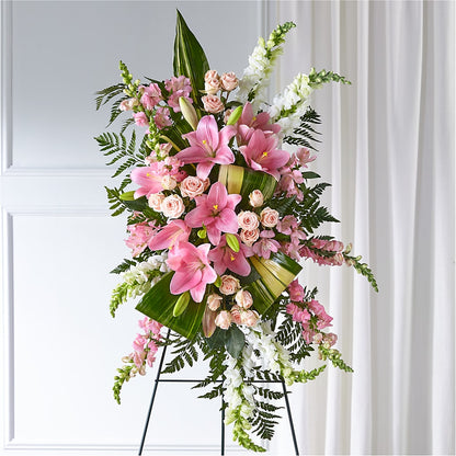 Elegant Embrace Standing Spray –  All Occasion Florist, Sevierville TN