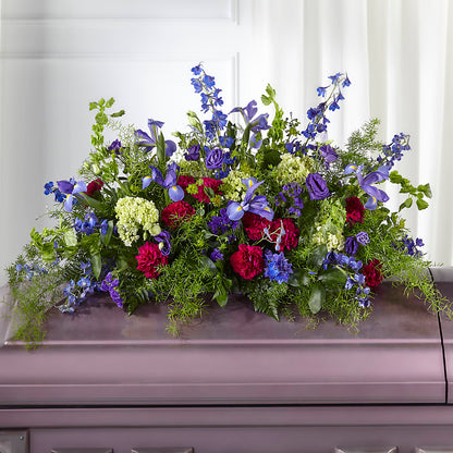 Always Treasured Casket Spray –  All Occasion Florist, Sevierville TN