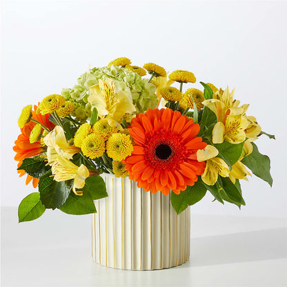 Autumn Sunshine Bouquet with Ivory Vase –  All Occasion Florist, Sevierville TN