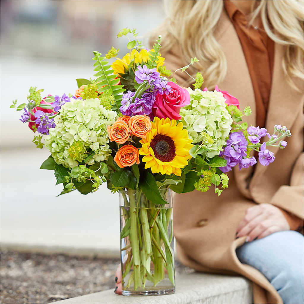 Vibrant Greetings Bouquet –  All Occasion Florist, Sevierville TN