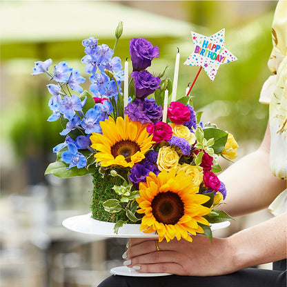 Star of the Day Floral Cake –  All Occasion Florist, Sevierville TN