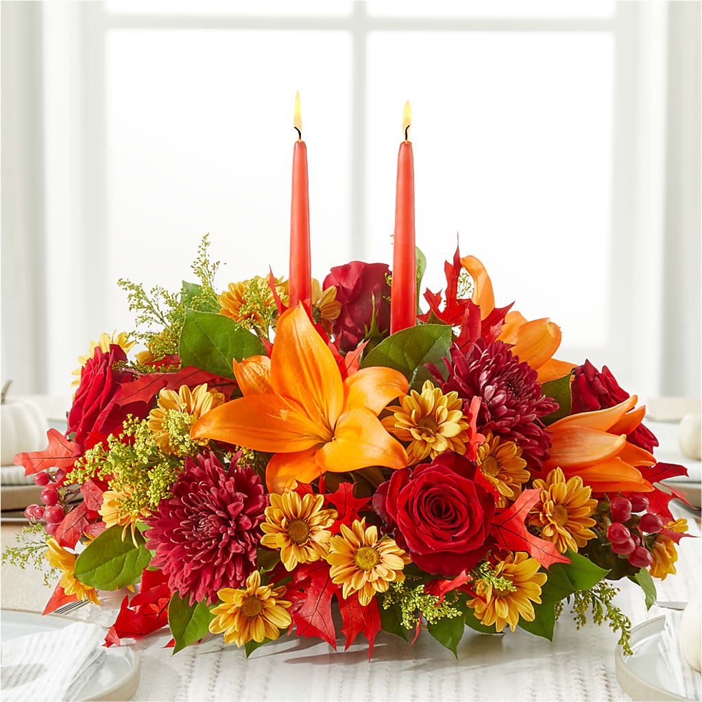 Autumn's Embrace Centerpiece –  All Occasion Florist, Sevierville TN