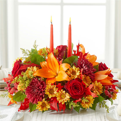 Autumn's Embrace Centerpiece –  All Occasion Florist, Sevierville TN