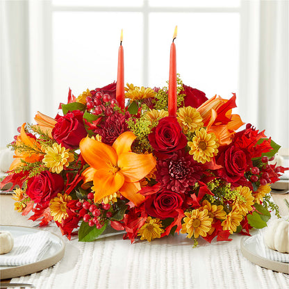 Autumn's Embrace Centerpiece –  All Occasion Florist, Sevierville TN