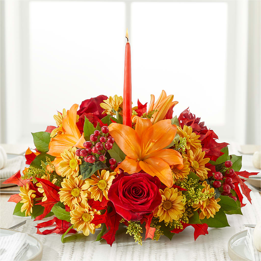 Autumn's Embrace Centerpiece –  All Occasion Florist, Sevierville TN